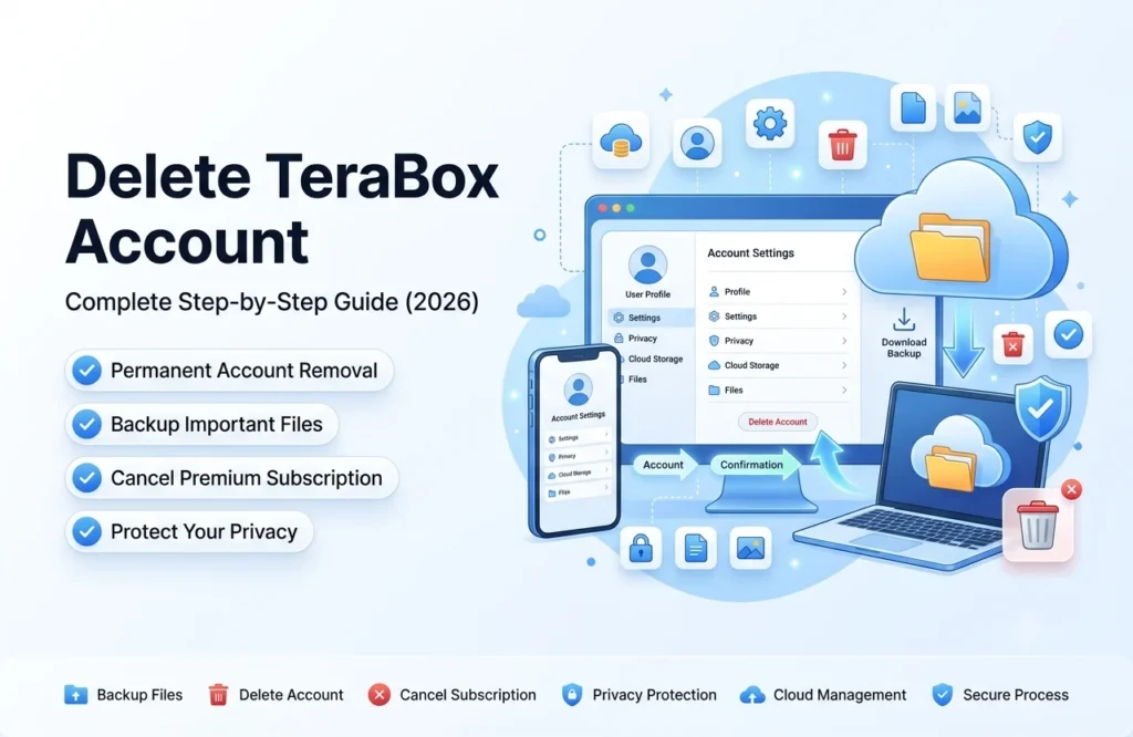 How to Delete TeraBox Account Permanently