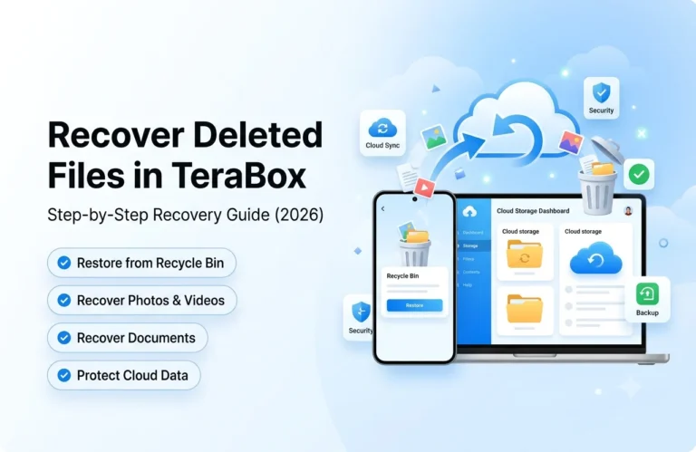 Recover Deleted Files in TeraBox 3 How to Recover Deleted Files in TeraBox